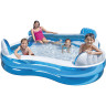 Надувной бассейн INTEX «Семейный» 56475, 229×229×66 см, 4 сиденья